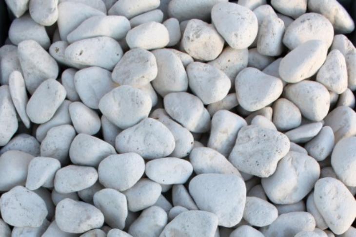 Белая галька галтовка (20-40 мм.)  купить в Таганроге от производителя, без посредников